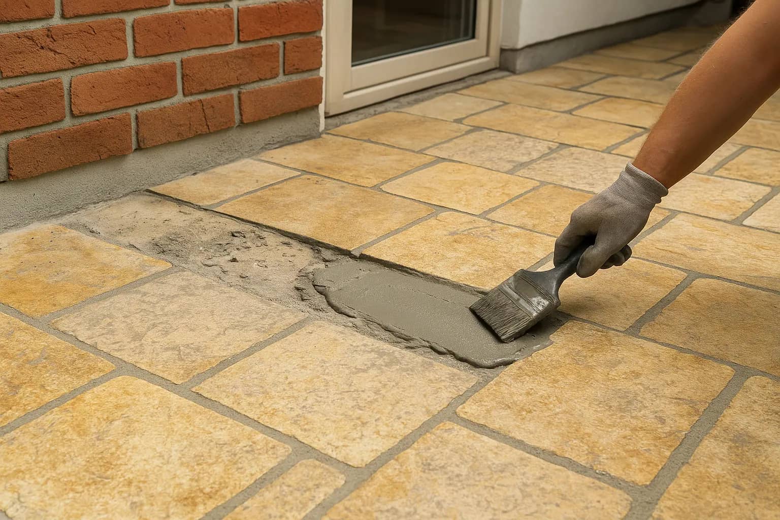 Fliesenreparatur